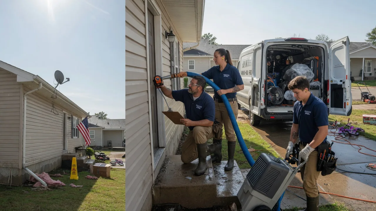 Ceiling Water Damage Restoration in Vernon, IN near me